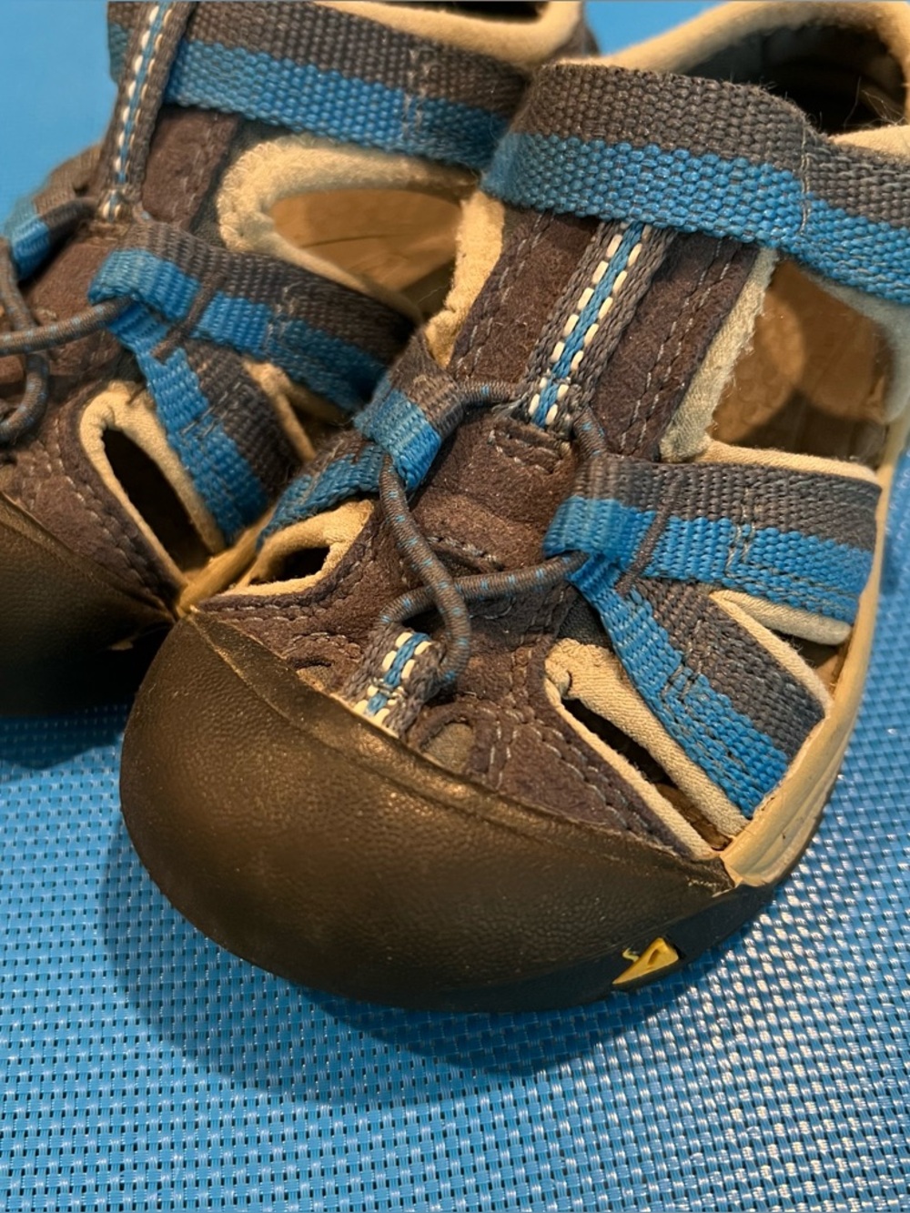 Keen Kids Navy and Blue Closed-Toe Sandals Size 7